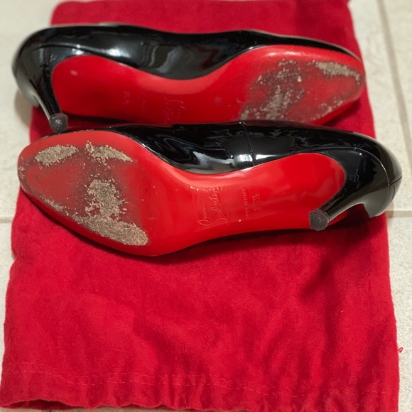 Christian Louboutin Simple 70 Patent - Black - Picture 3 of 3